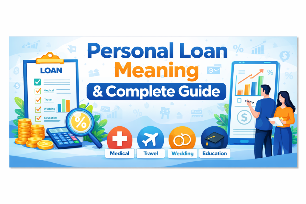 personal loan meaning, personal loan guide, unsecured loan, personal loan EMI, personal loan interest rates, loan eligibility, loan repayment guide, borrowing tips